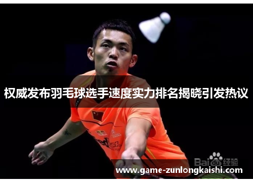 权威发布羽毛球选手速度实力排名揭晓引发热议